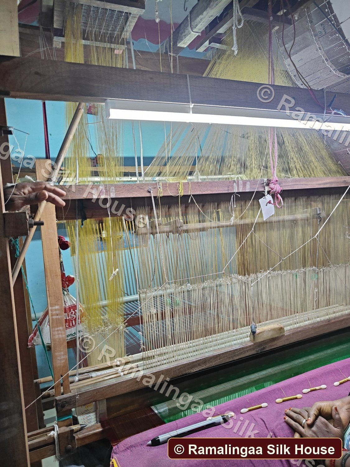 Ramalingaa Silk House loom frame