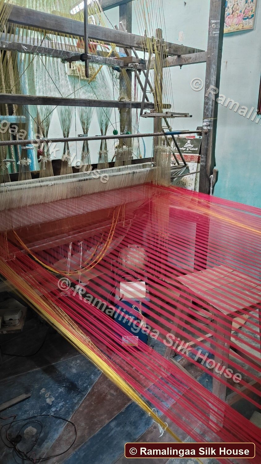 Ramalingaa Silk House red threads