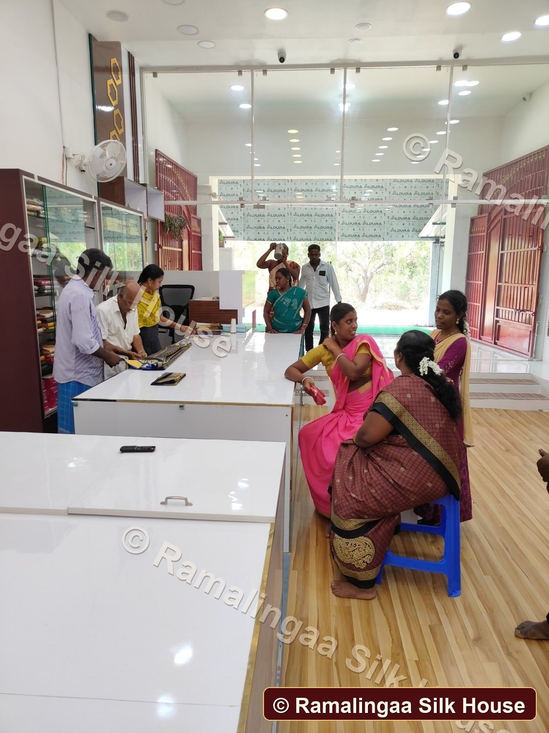 Ramalingaa Silk House showroom visit